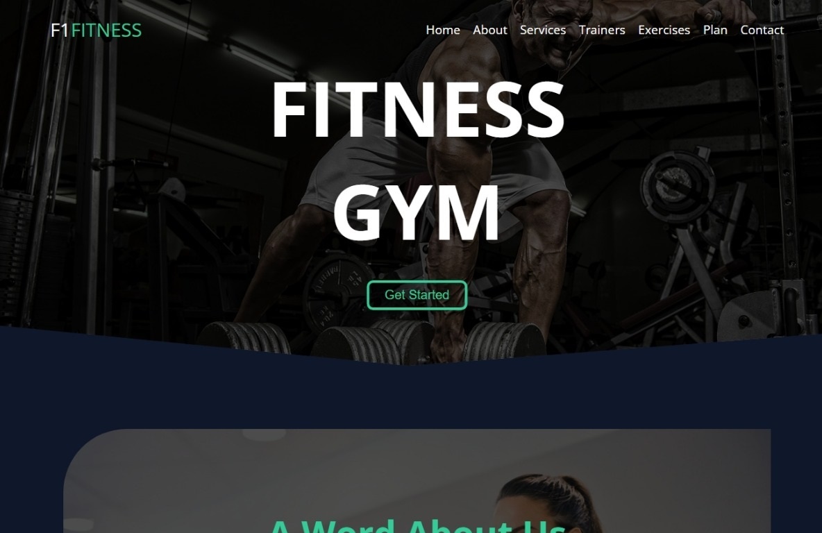 Fit-Fusion (Gym Website)