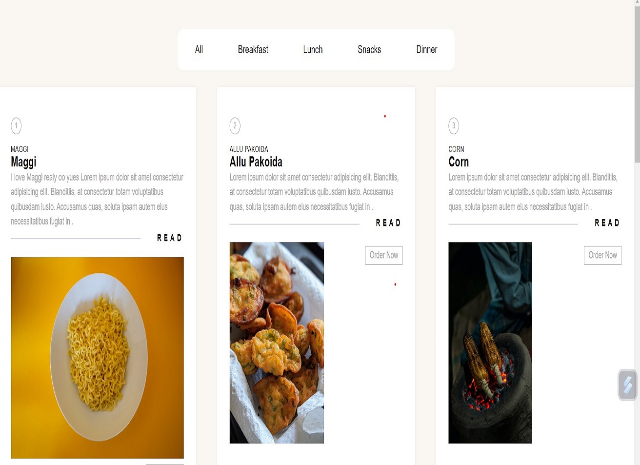 Restaurant Web-App